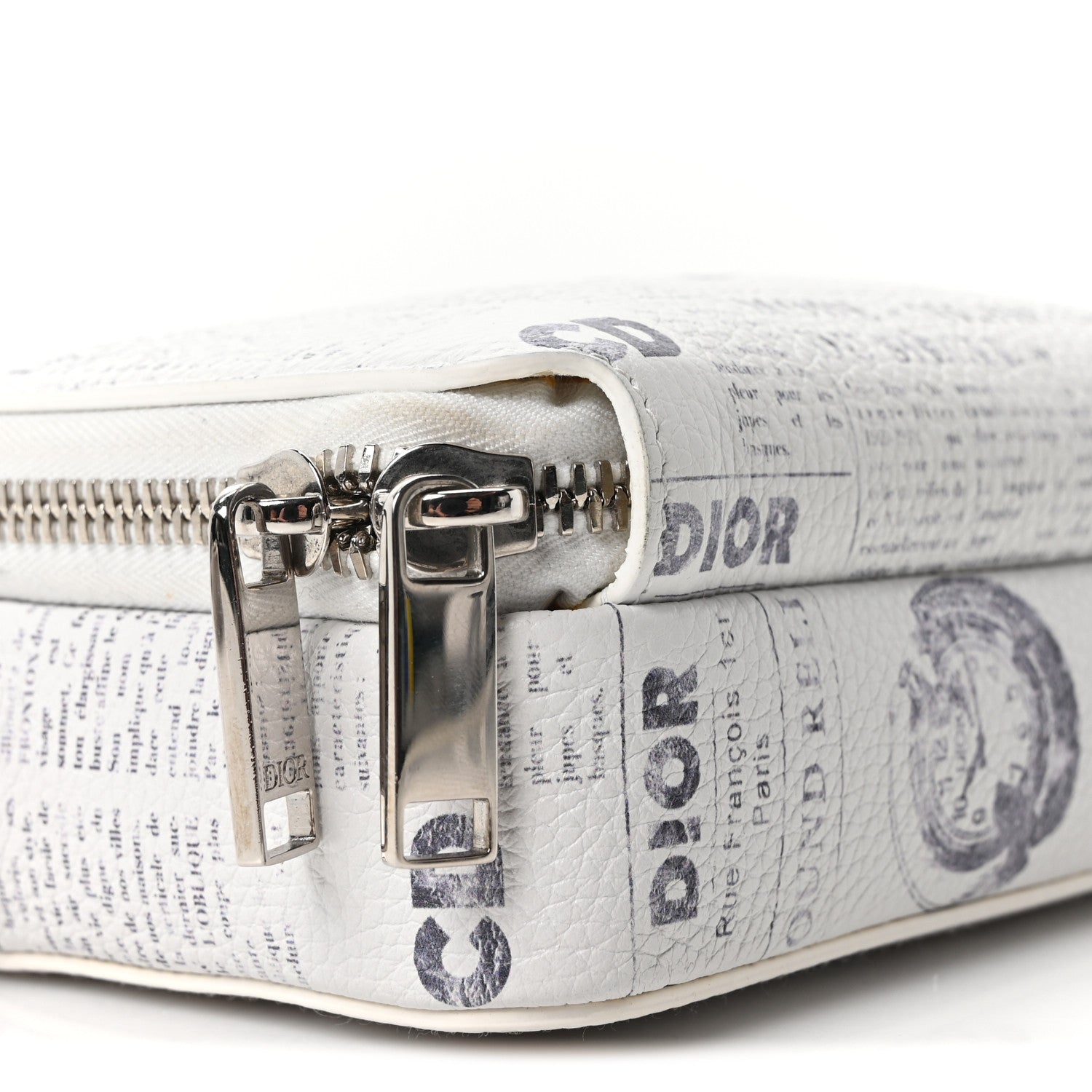 Christian Dior X DANIEL ARSHAM Grained Calfskin Newspaper