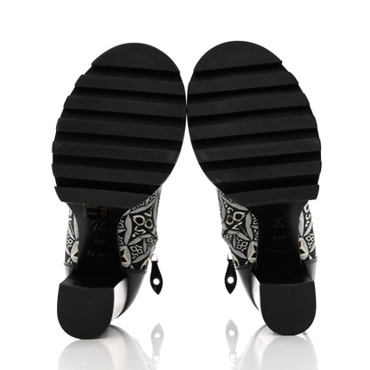 Louis Vuitton Since 1854 Star Trail Ankle Boots 38.5 Black 5 of 8