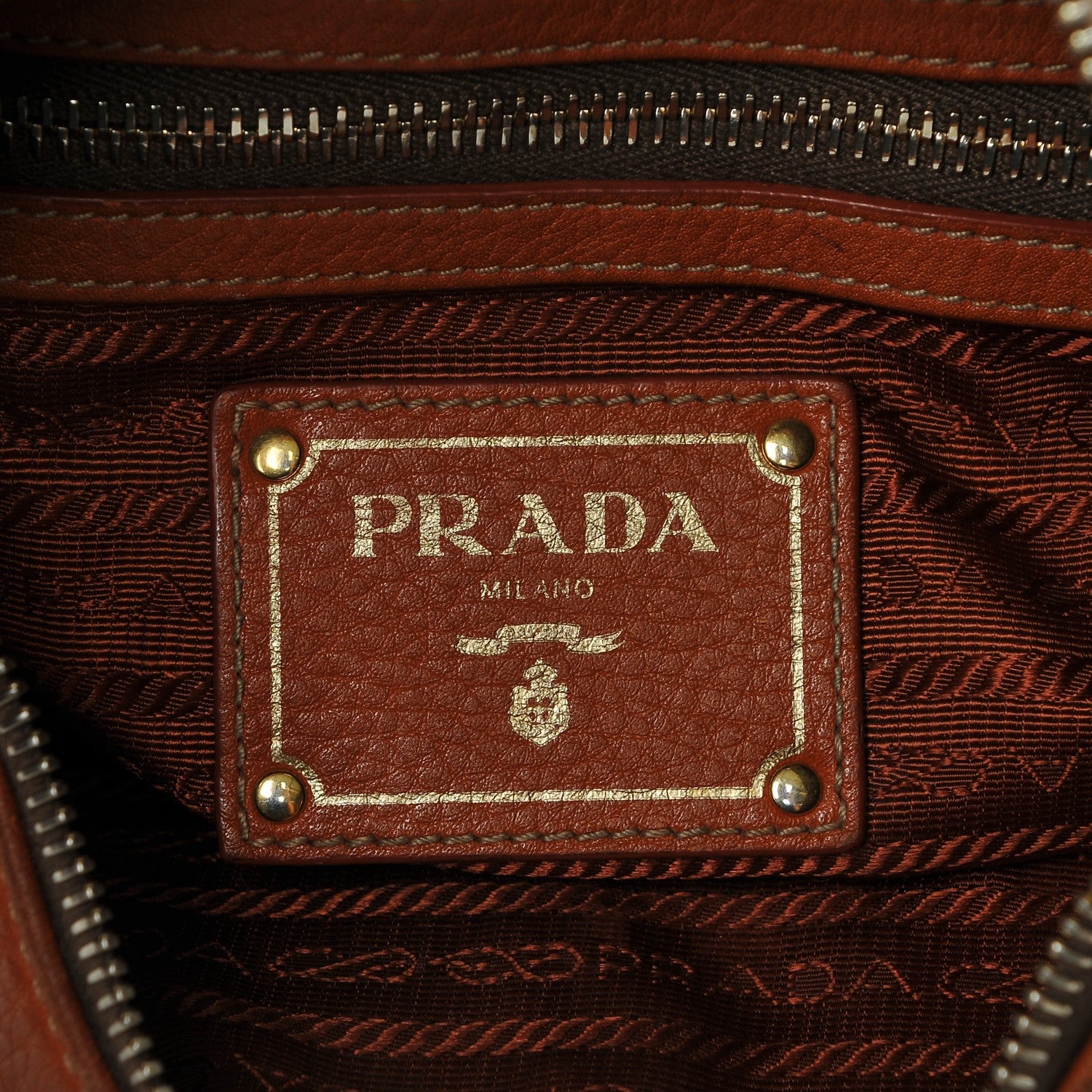 Prada Vitello Daino Hobo Papaya 6 of 7