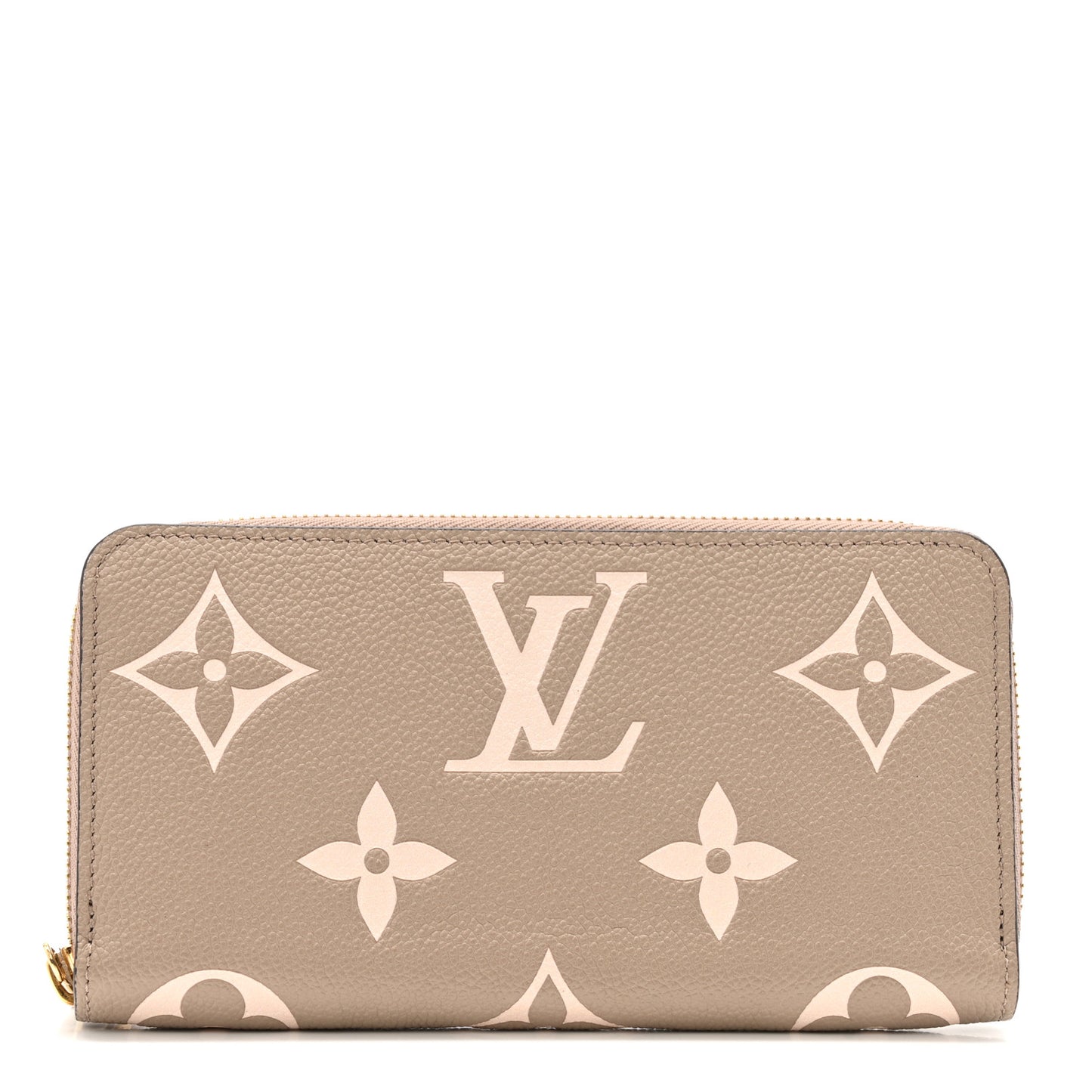 Empreinte Monogram Giant Zippy Wallet Tourterelle Creme