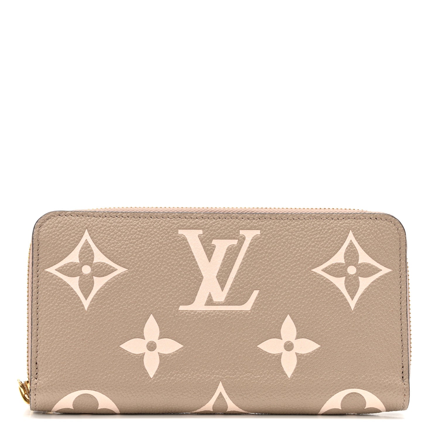 Louis Vuitton Empreinte Monogram Giant Zippy Wallet Tourterelle Creme 1 of 10