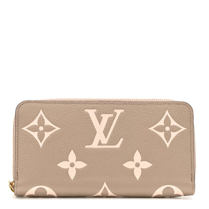 Louis Vuitton Empreinte Monogram Giant Zippy Wallet Tourterelle Creme 1 of 10