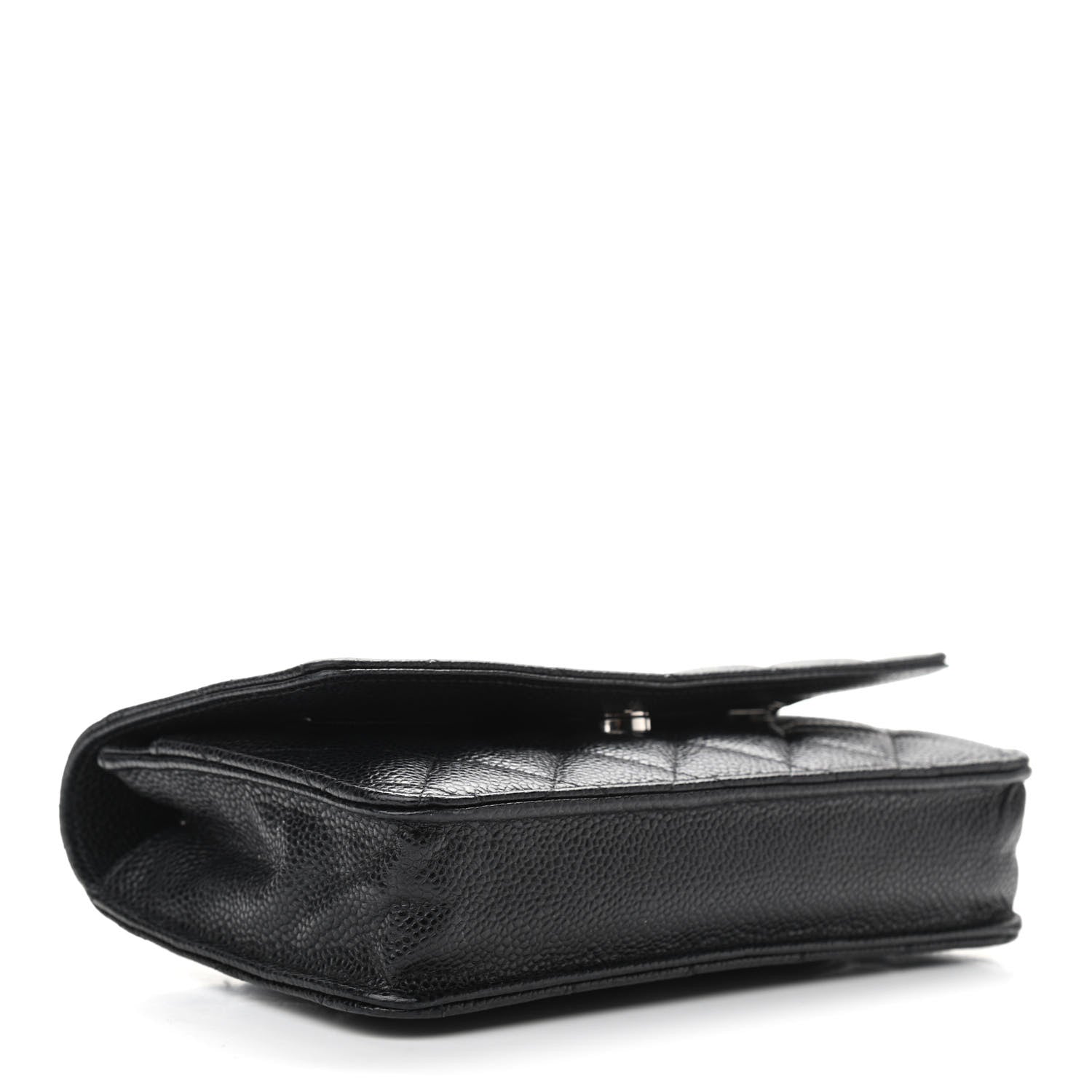 Chanel Caviar Quilted Wallet On Chain WOC Black 4 of 12