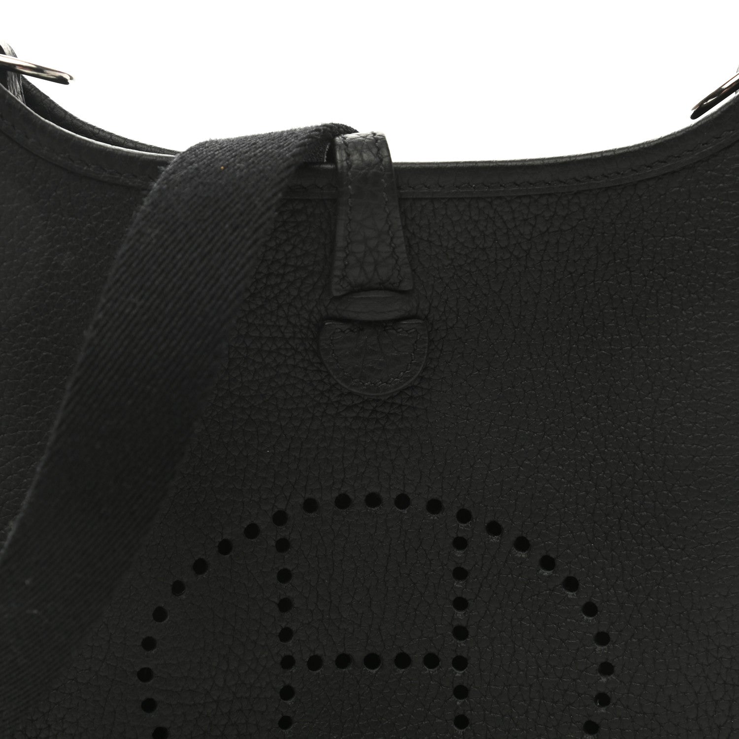 Hermes Taurillon Clemence Evelyne TPM Black 8 of 11