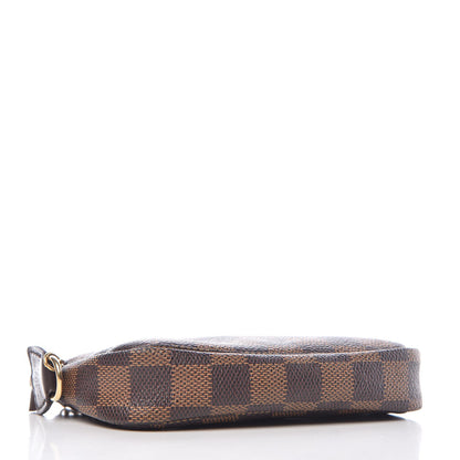 Louis Vuitton Damier Ebene Complice Trunks and Bags Mini Pochette Accessories Red 4 of 7