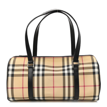 Burberry House Check Barrel Bag Black 1 of 12