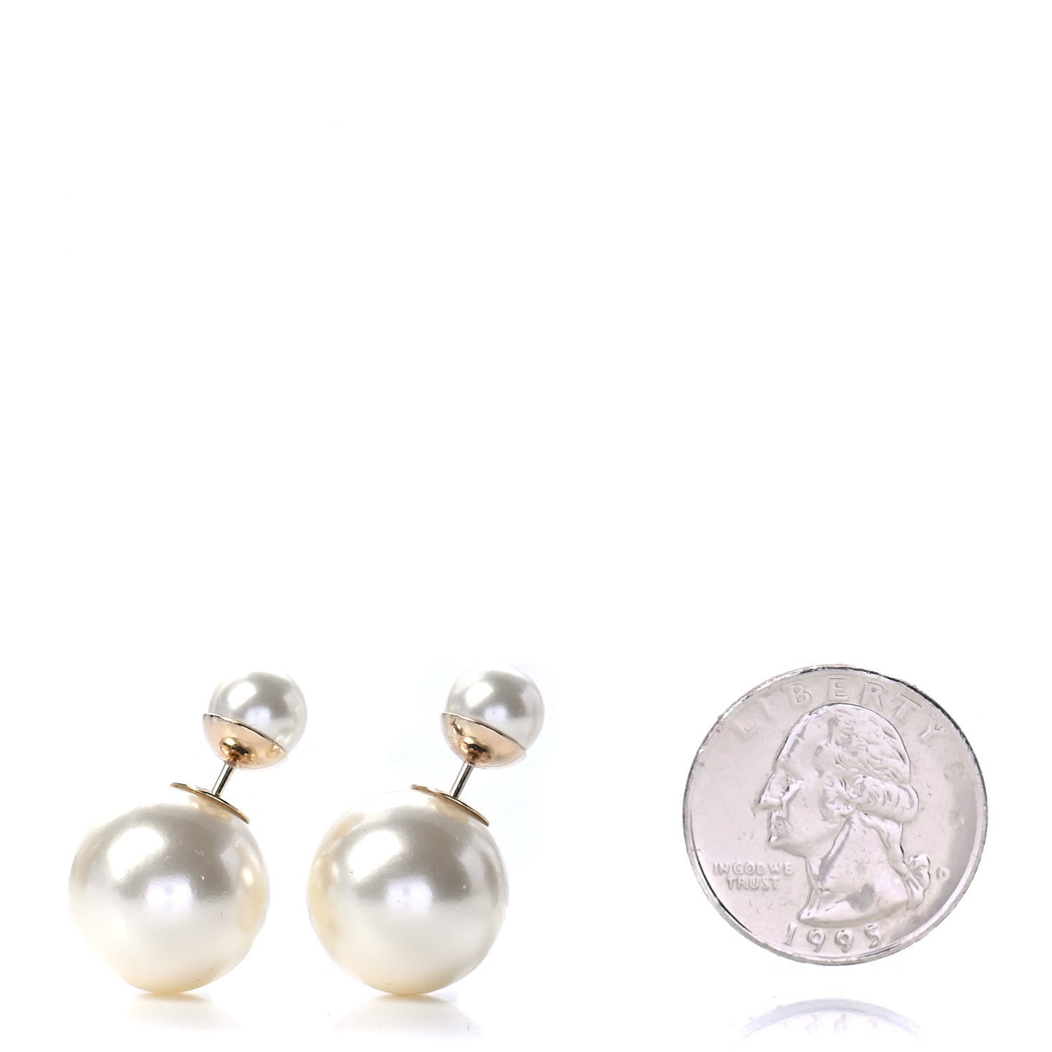 Christian Dior Pearl Mise En Dior Tribal Earrings 2 of 4
