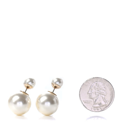 Christian Dior Pearl Mise En Dior Tribal Earrings 2 of 4
