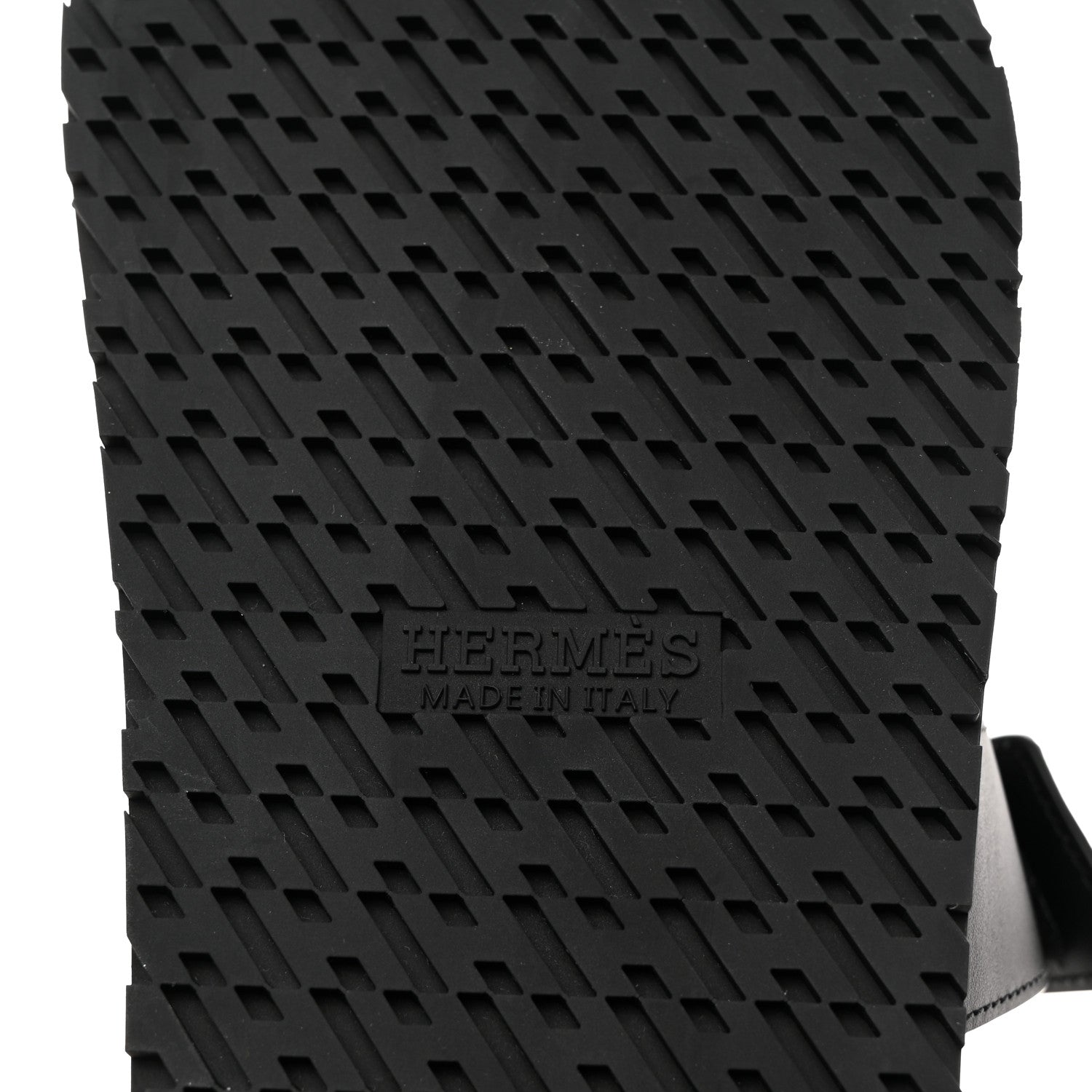 Hermes Calfskin Womens Chypre Sandals 40 Black 8 of 9