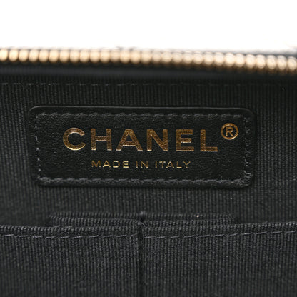 Chanel Caviar Quilted Top Handle Vanity Case Black 6 of 10