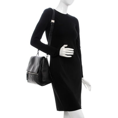 Givenchy Calfskin Small Pandora Pure Flap Bag Black 2 of 8