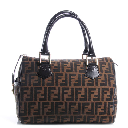 Fendi Zucca Cuoio Lucido Medium Chef Boston Tobacco Moro 1 of 10