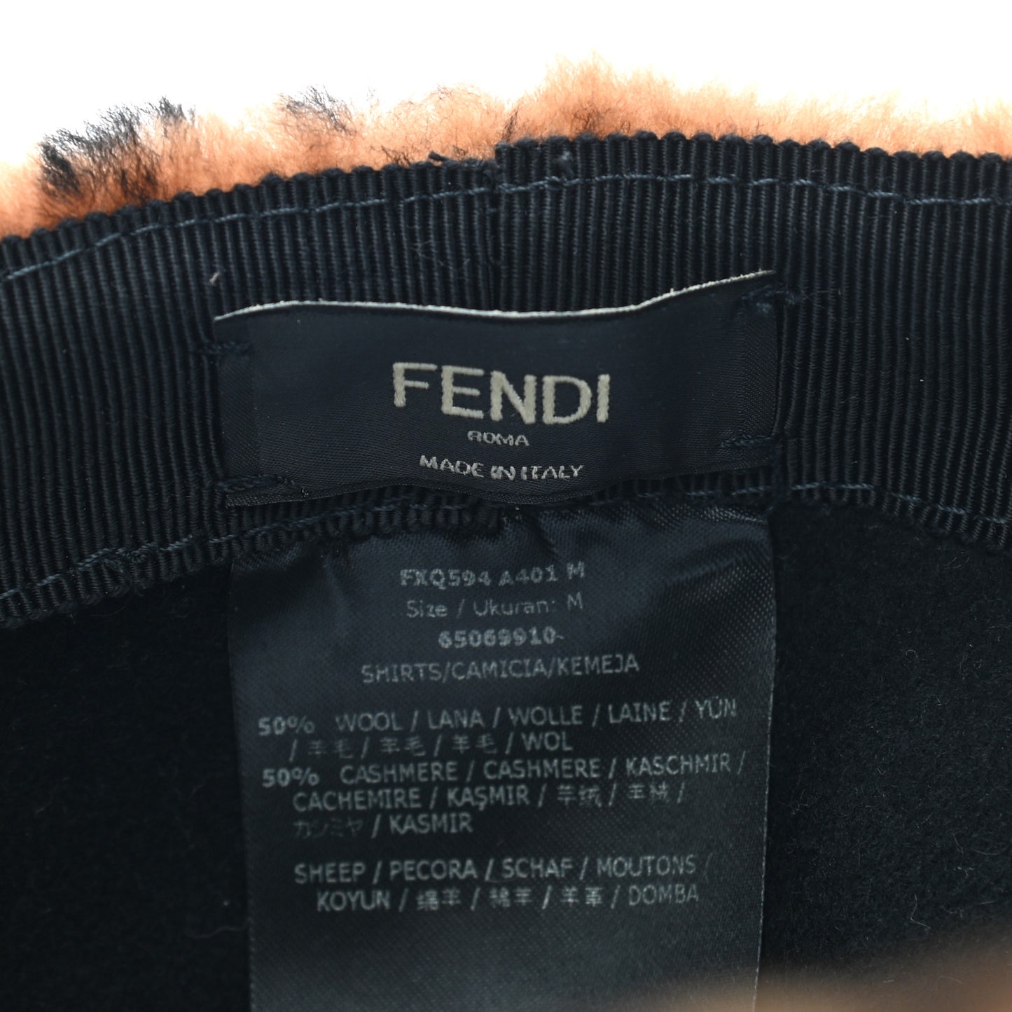 Shearling Macro FF 1974 Cap Tobacco