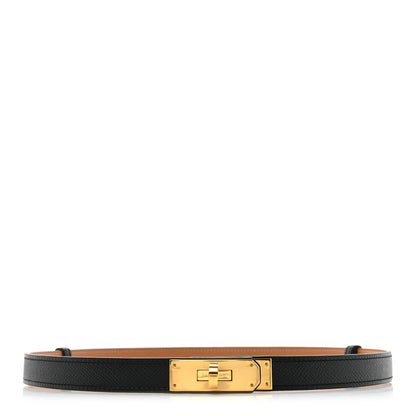 Hermes Epsom Kelly Belt Black 1 of 6
