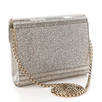 Jimmy Choo Acrylic Glitter Candy Clutch Champagne 3 of 11