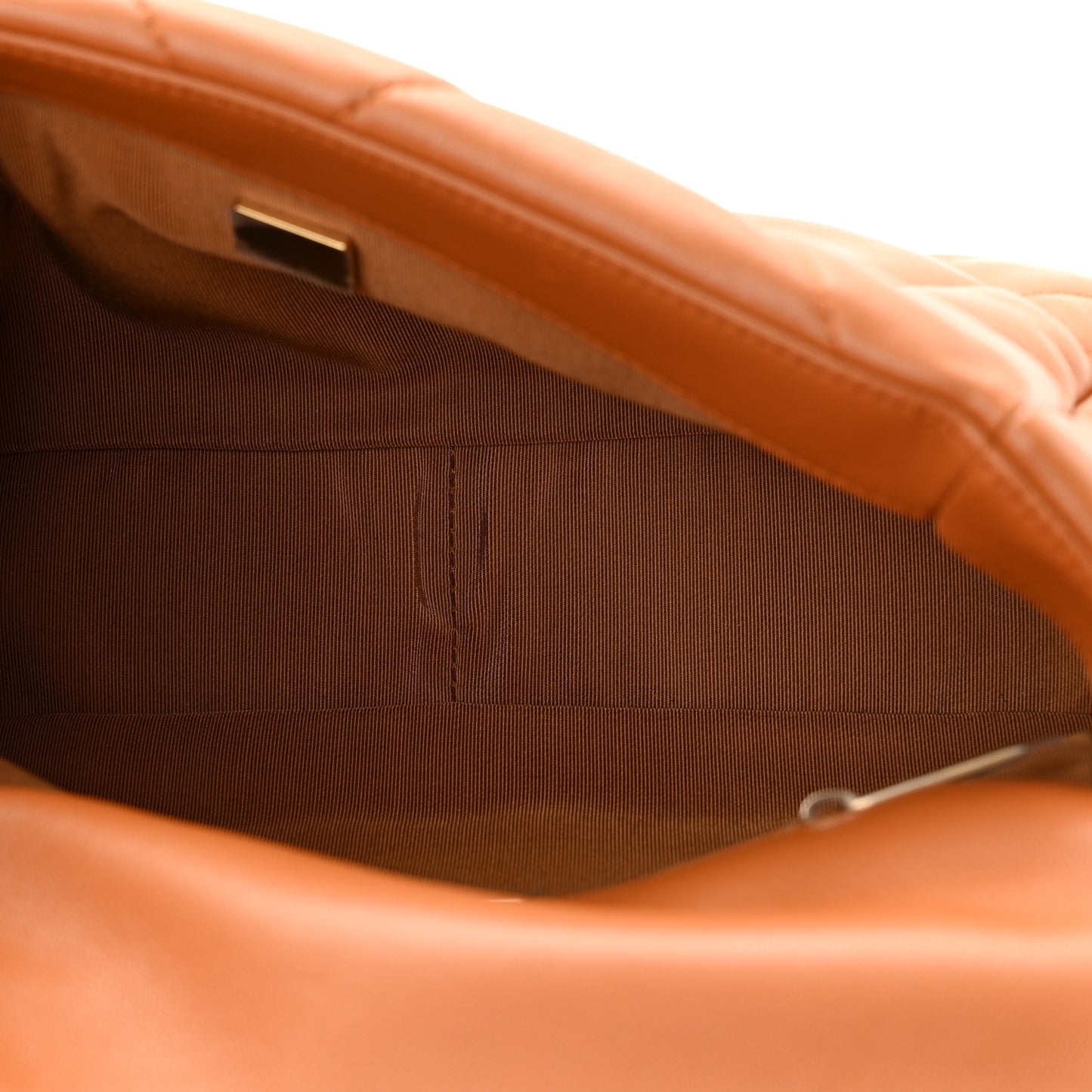 Lambskin Quilted Medium Chanel 19 Flap Light Brown