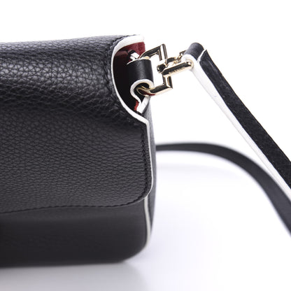 Givenchy Calfskin Small Nobile Shoulder Bag Black Red 9 of 9