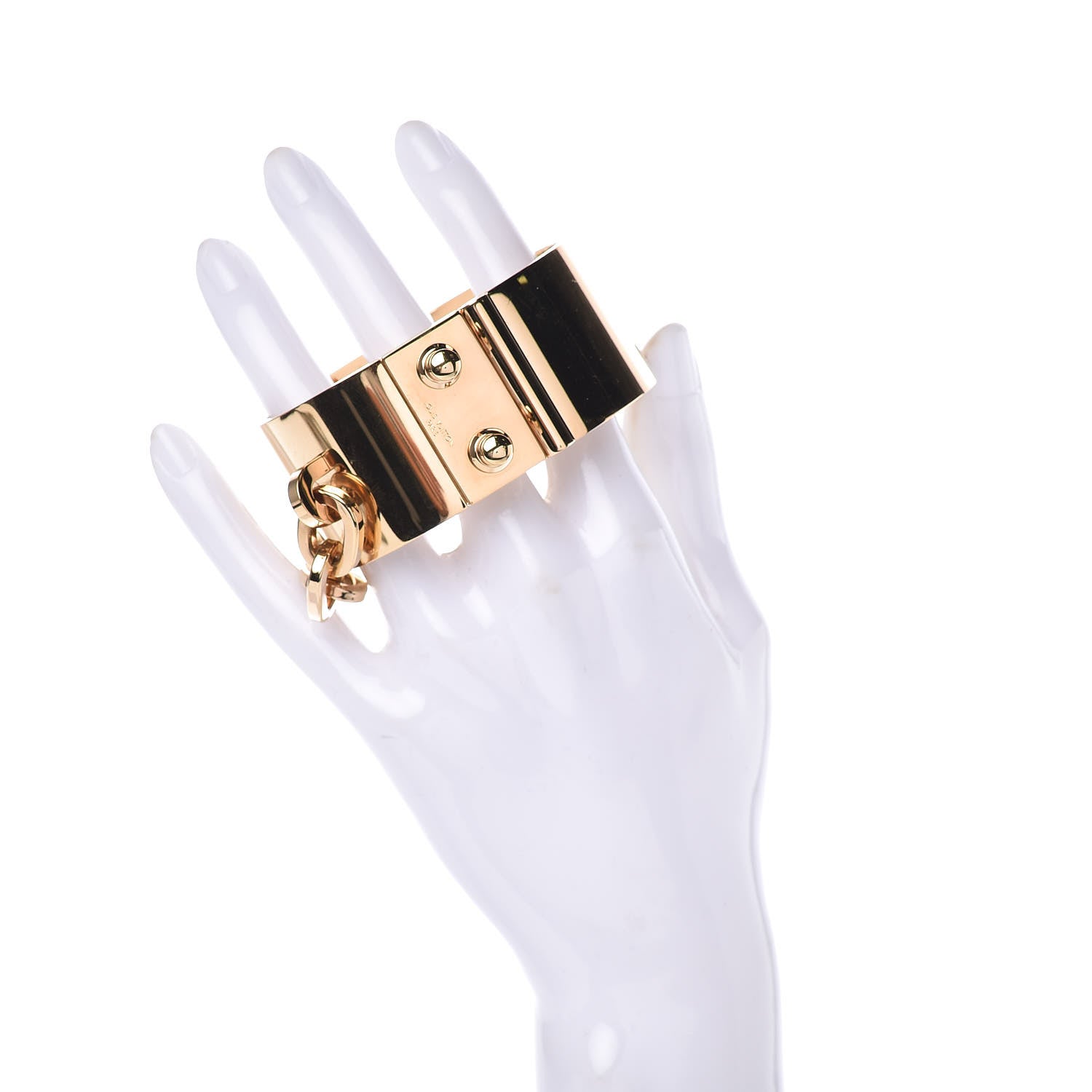 Louis Vuitton Lock Me Manchette Chain Cuff 2 of 6