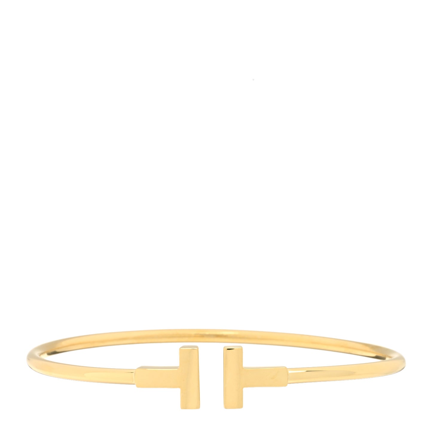 18K Yellow Gold T Wire Bracelet
