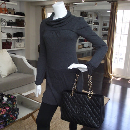 Chanel Caviar Grand Shopping Tote GST Black 2 of 10