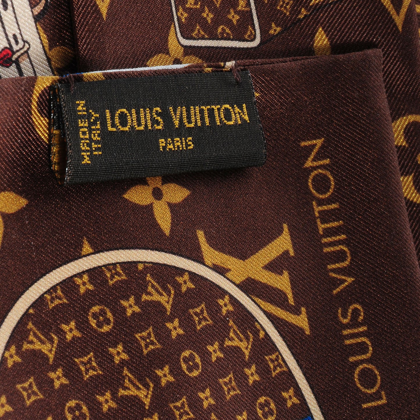 Silk Monogram Trunks Bandeau