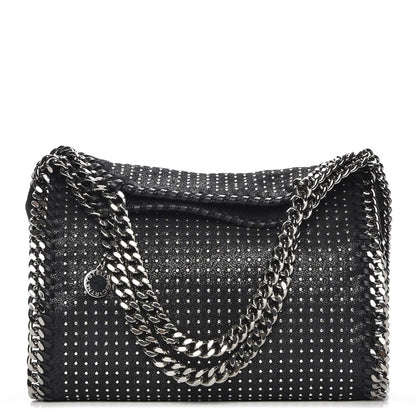 Stella McCartney Shaggy Deer All Over Studs Mini Falabella Tote Black 1 of 8