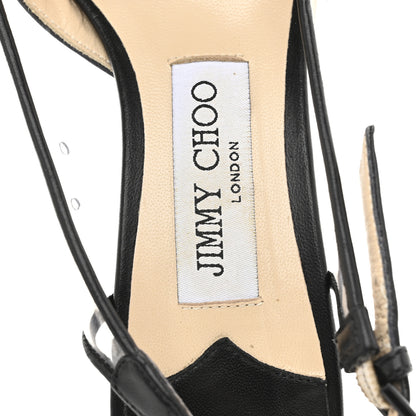 Jimmy Choo Kid PVC Erin 85 Pumps 37 Black 7 of 8