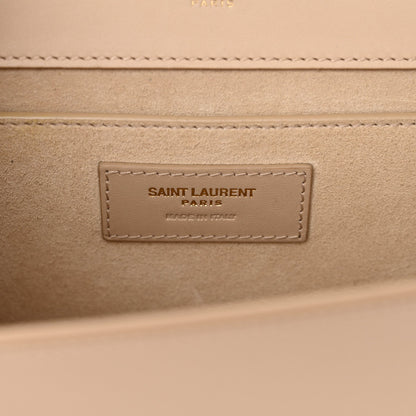 Saint Laurent Smooth Calfskin Medium Classic Monogram Kate Tassel Satchel Nude Powder 6 of 13