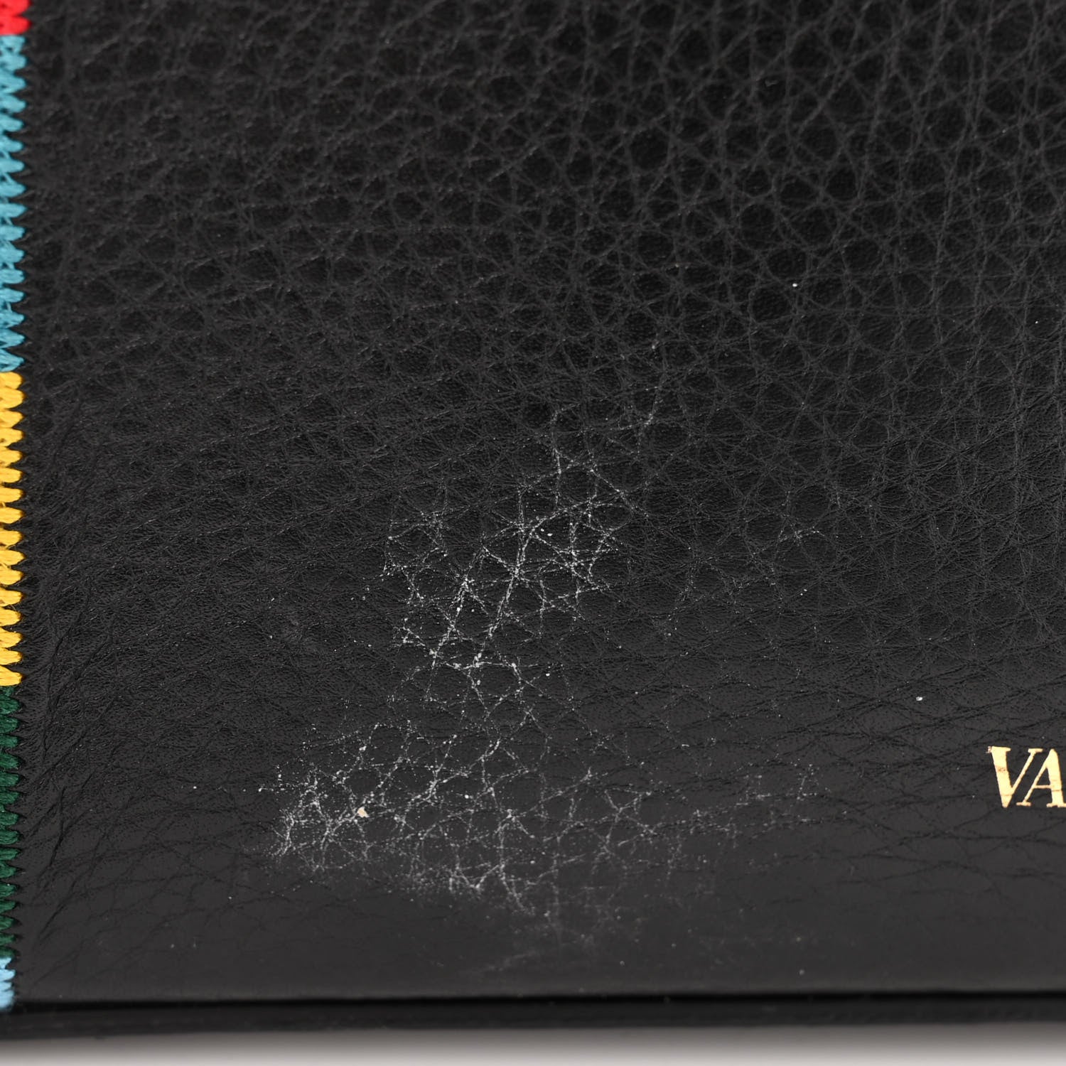 Valentino Garavani Pebbled Calfskin Embroidered Medium Rockstud Flip Lock Crossbody Bag Black 10 of 10