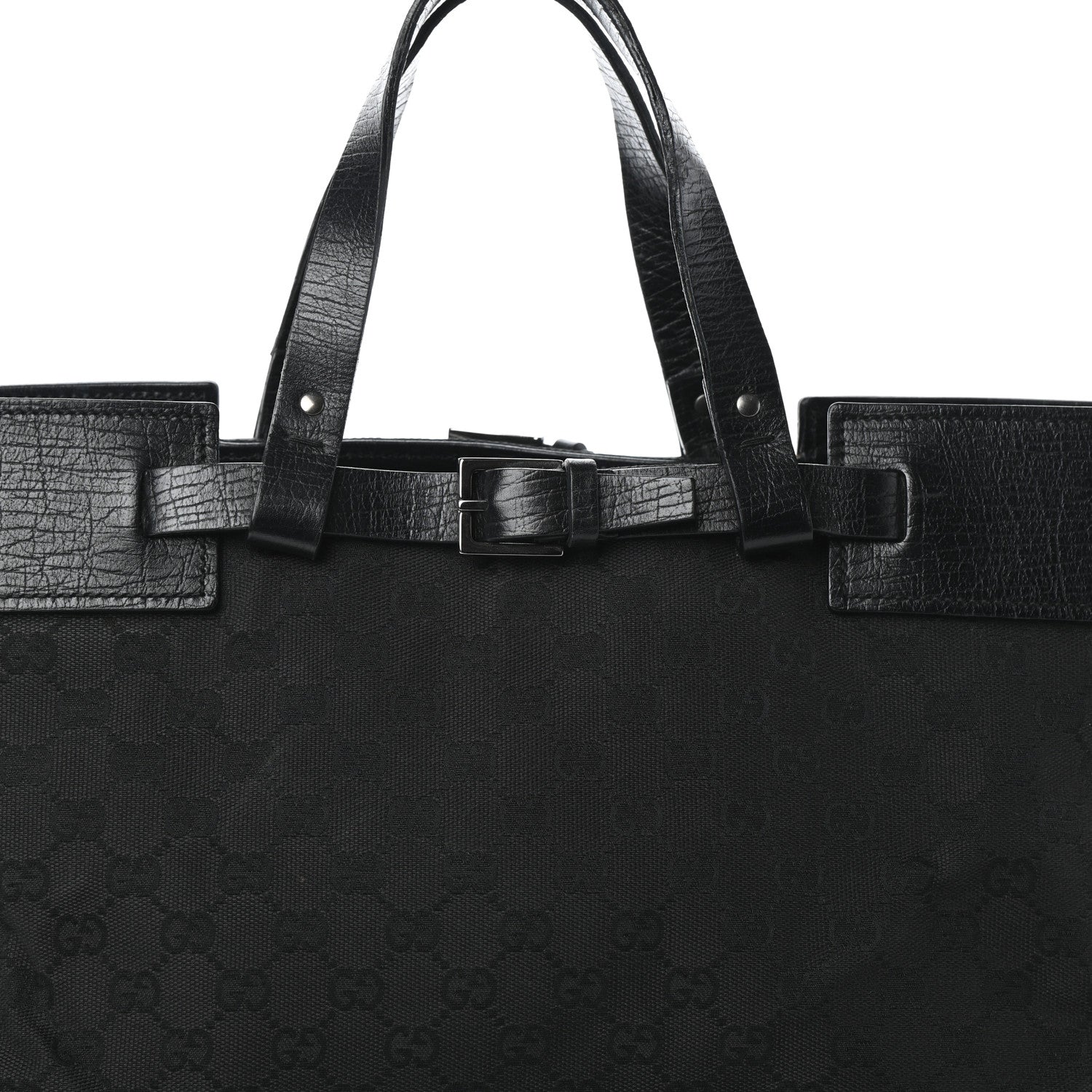 Gucci Monogram Large Tote Black 7 of 9