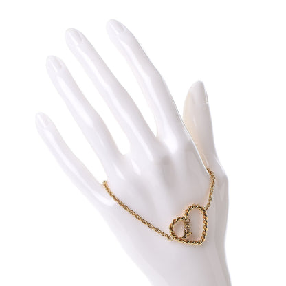 Louis Vuitton LV Fleur Heart Toggle Bracelet Gold 2 of 7