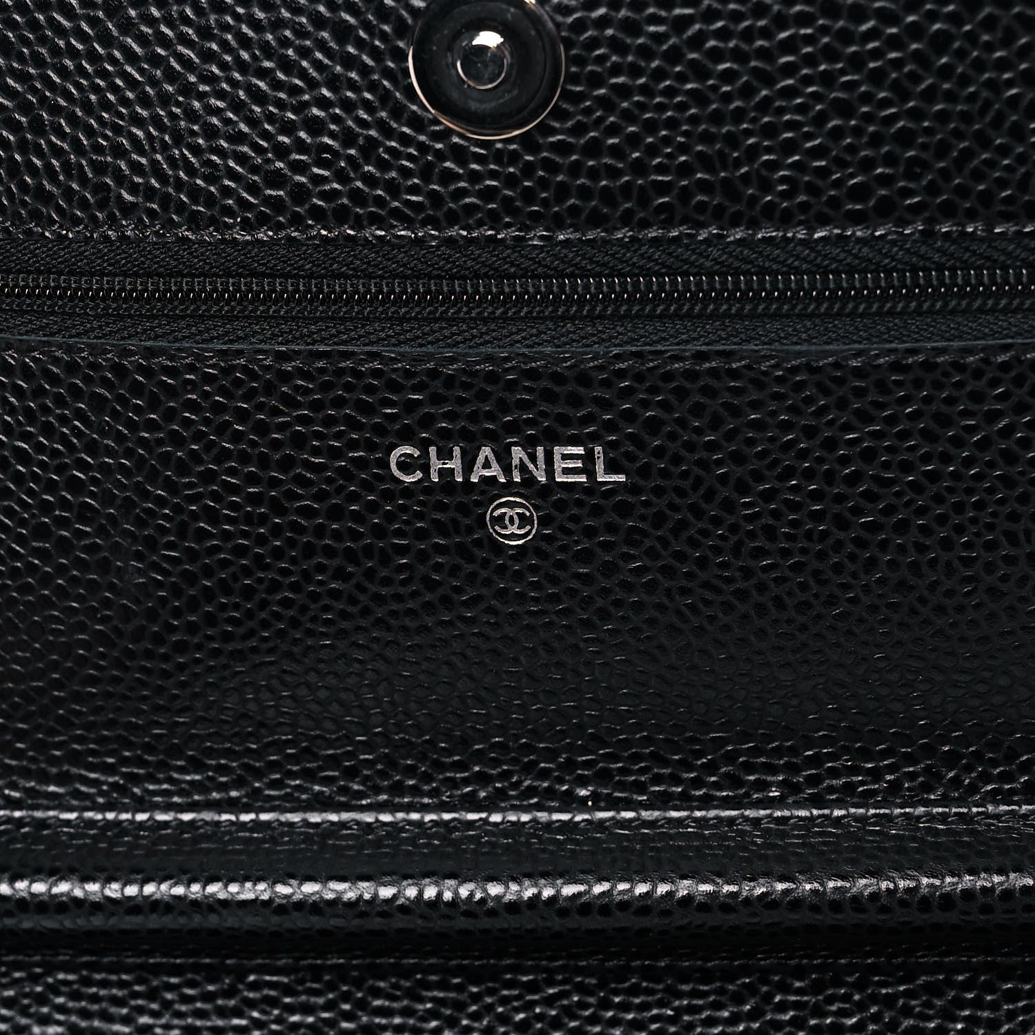Chanel Caviar Quilted Wallet On Chain WOC Black 6 of 14