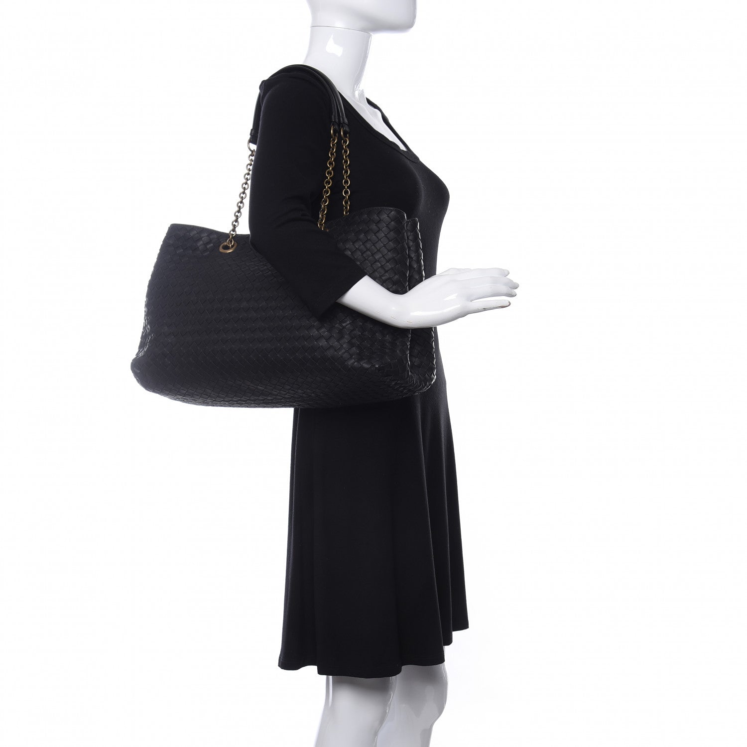 Bottega Veneta Nappa Intrecciato Large Tote Black 2 of 9