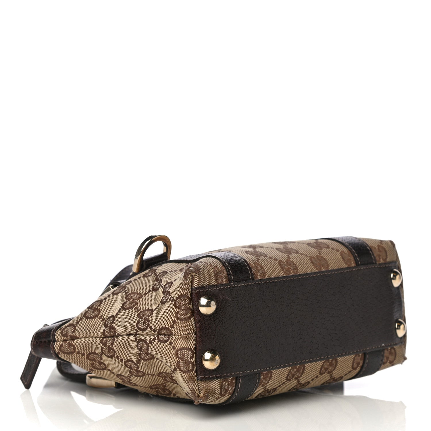 Gucci Monogram Small Abbey Tote Dark Brown 4 of 33