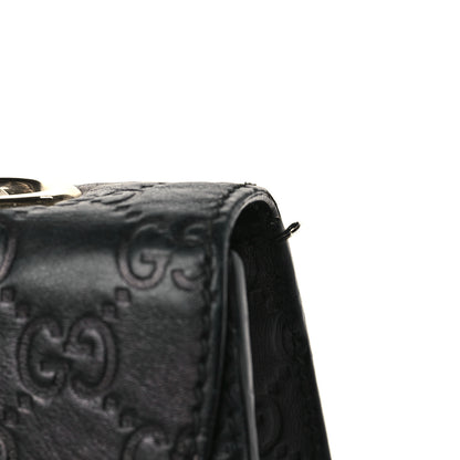 Gucci Guccissima Medium Emily Chain Shoulder Bag Black 17 of 20