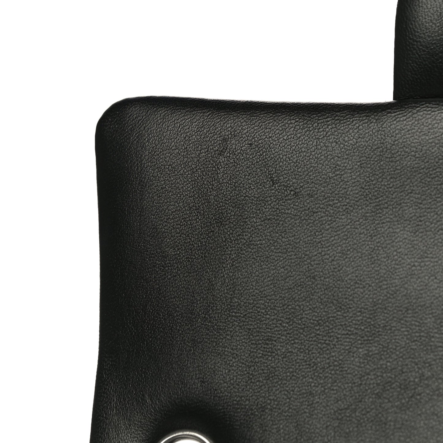Lambskin Quilted Mini Rectangular Flap Black