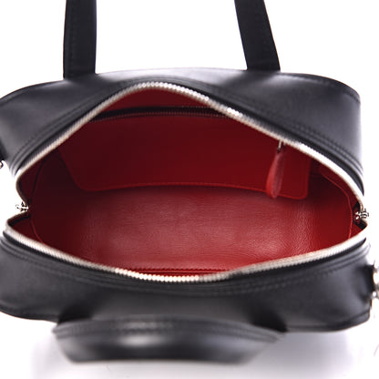 Balenciaga Shiny Day Calfskin XS Triangle Square Bag Black 4 of 10