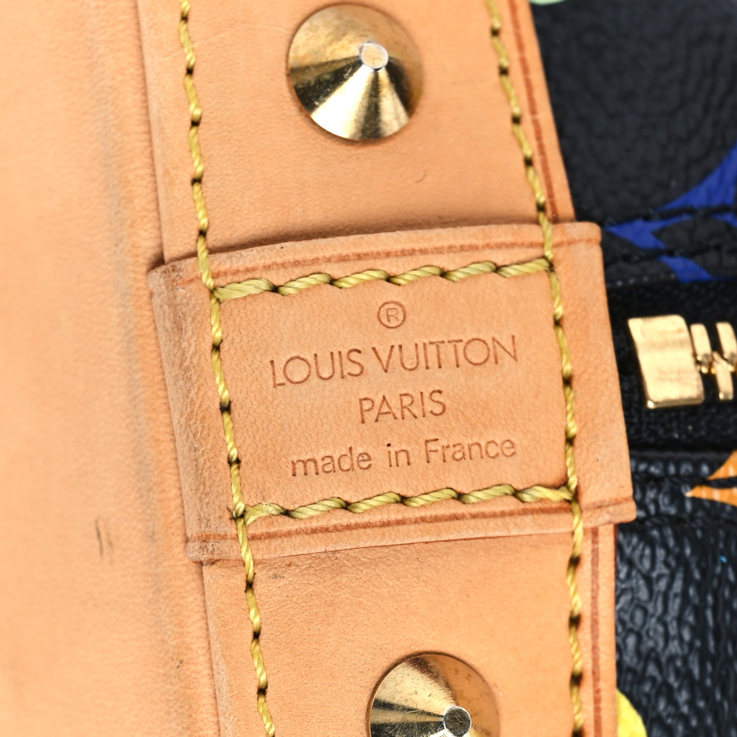 Louis Vuitton Monogram Multicolor Alma Black 6 of 11
