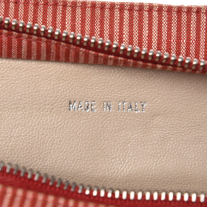 Chanel Toile Striped Quilted Mini Shoulder Bag Red 7 of 16