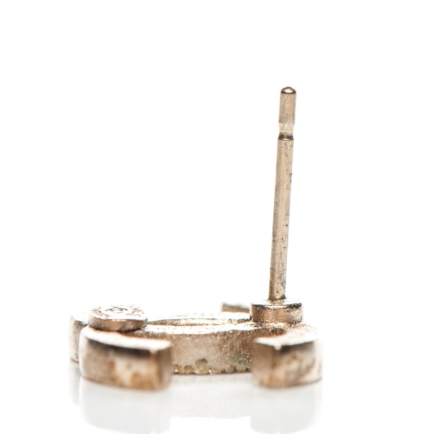 Crystal CC Earrings Gold