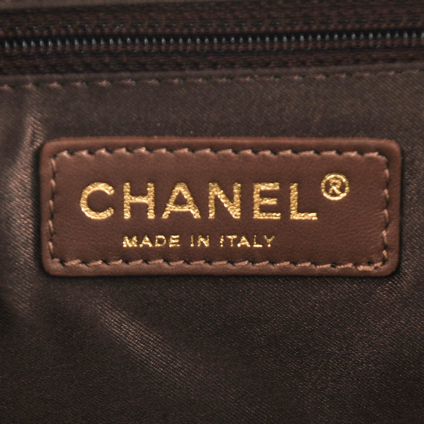 Metallic Calfskin Baby Coco Cabas Bronze