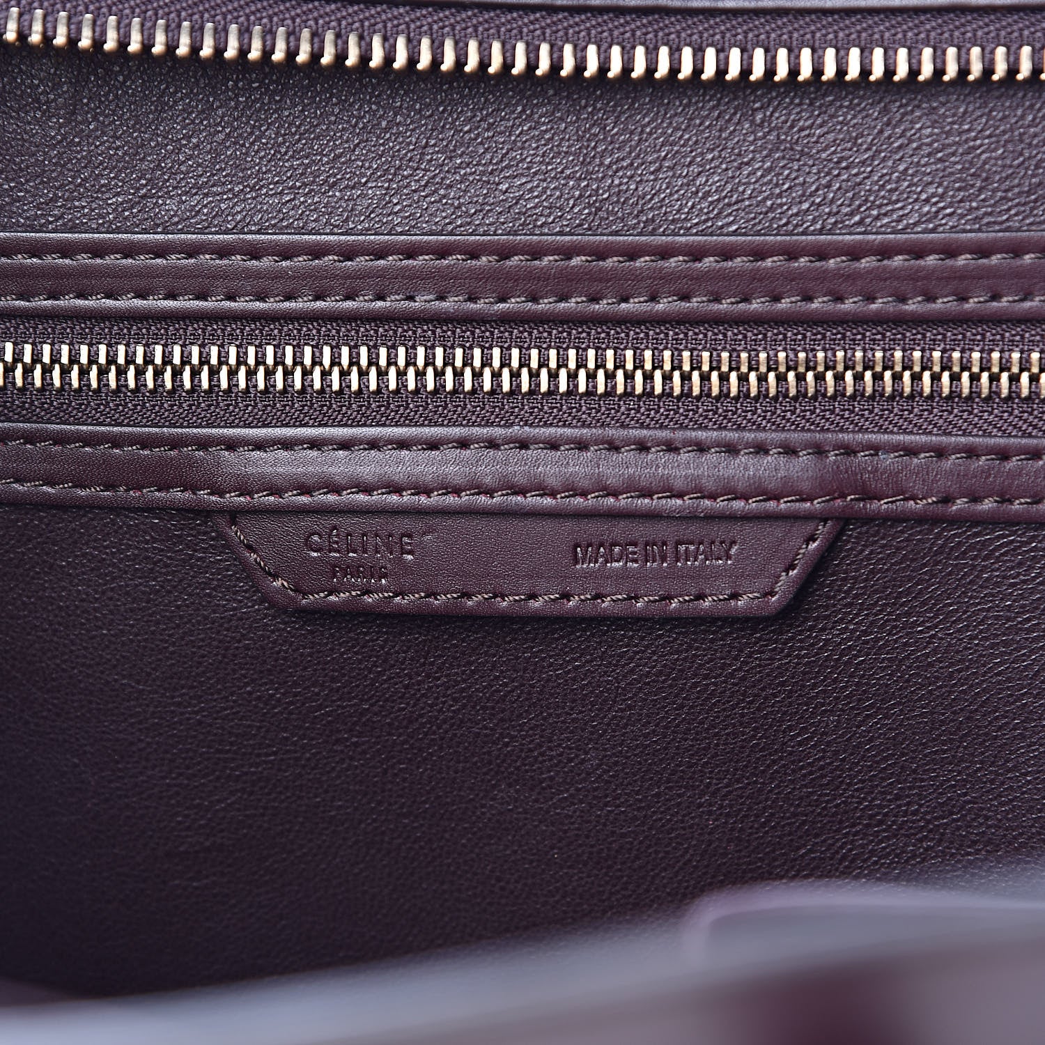 Celine Calfskin Linen Mini Tri-Color Luggage 6 of 17
