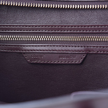 Celine Calfskin Linen Mini Tri-Color Luggage 6 of 17