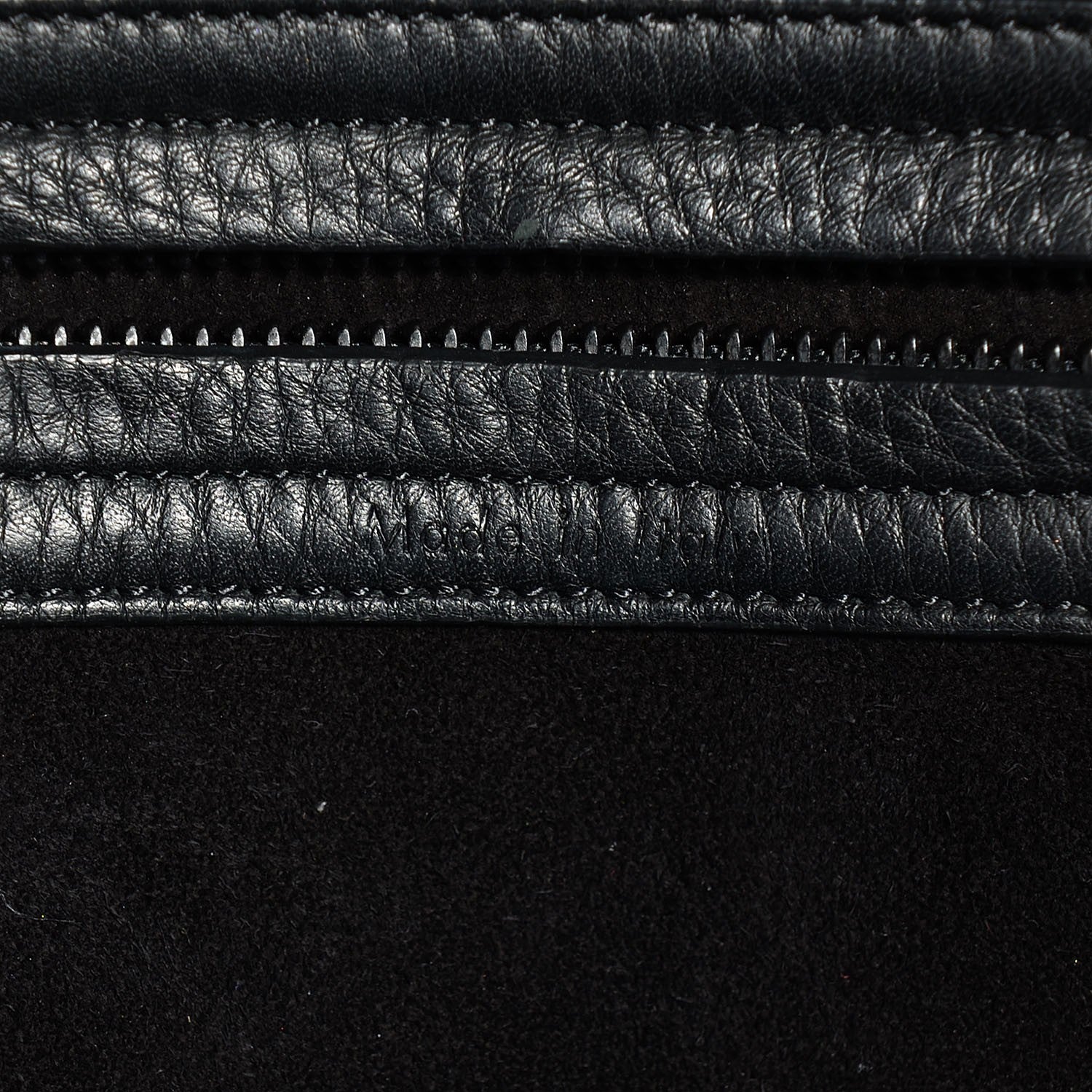 Celine Supple Calfskin Medium Phantom Luggage Black 6 of 7