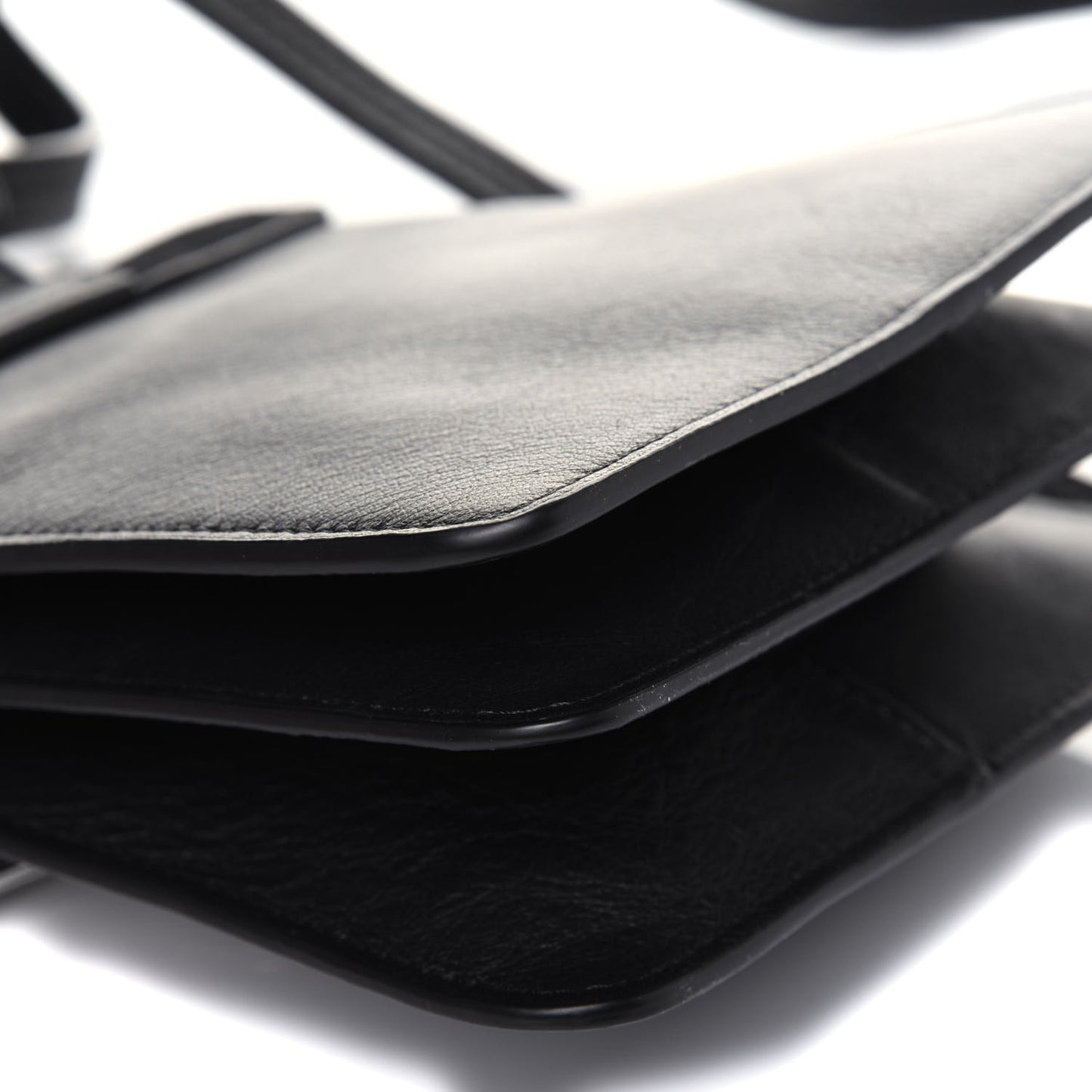 Suede Calfskin Mini Faye Bracelet Bag Black