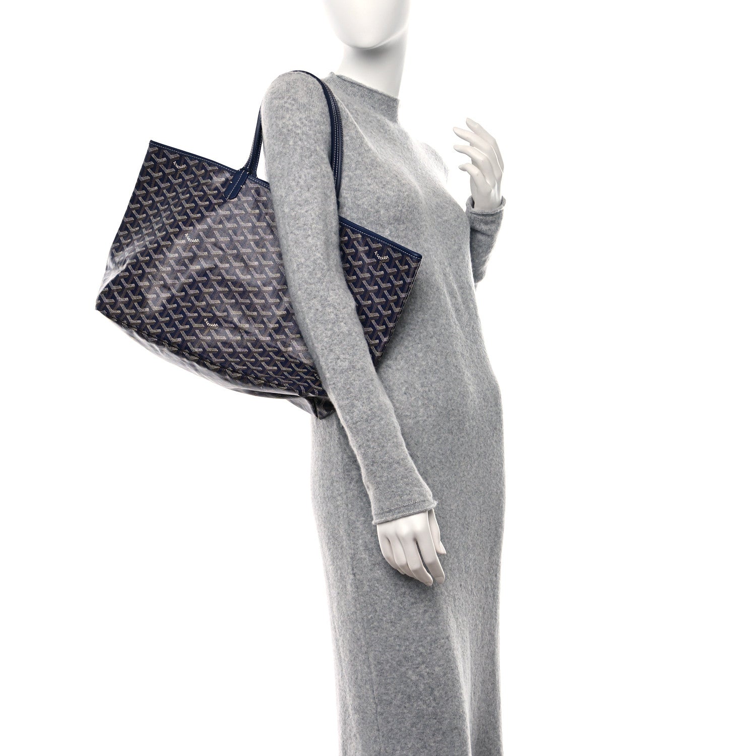 Goyard Goyardine Saint Louis PM Navy 3 of 11