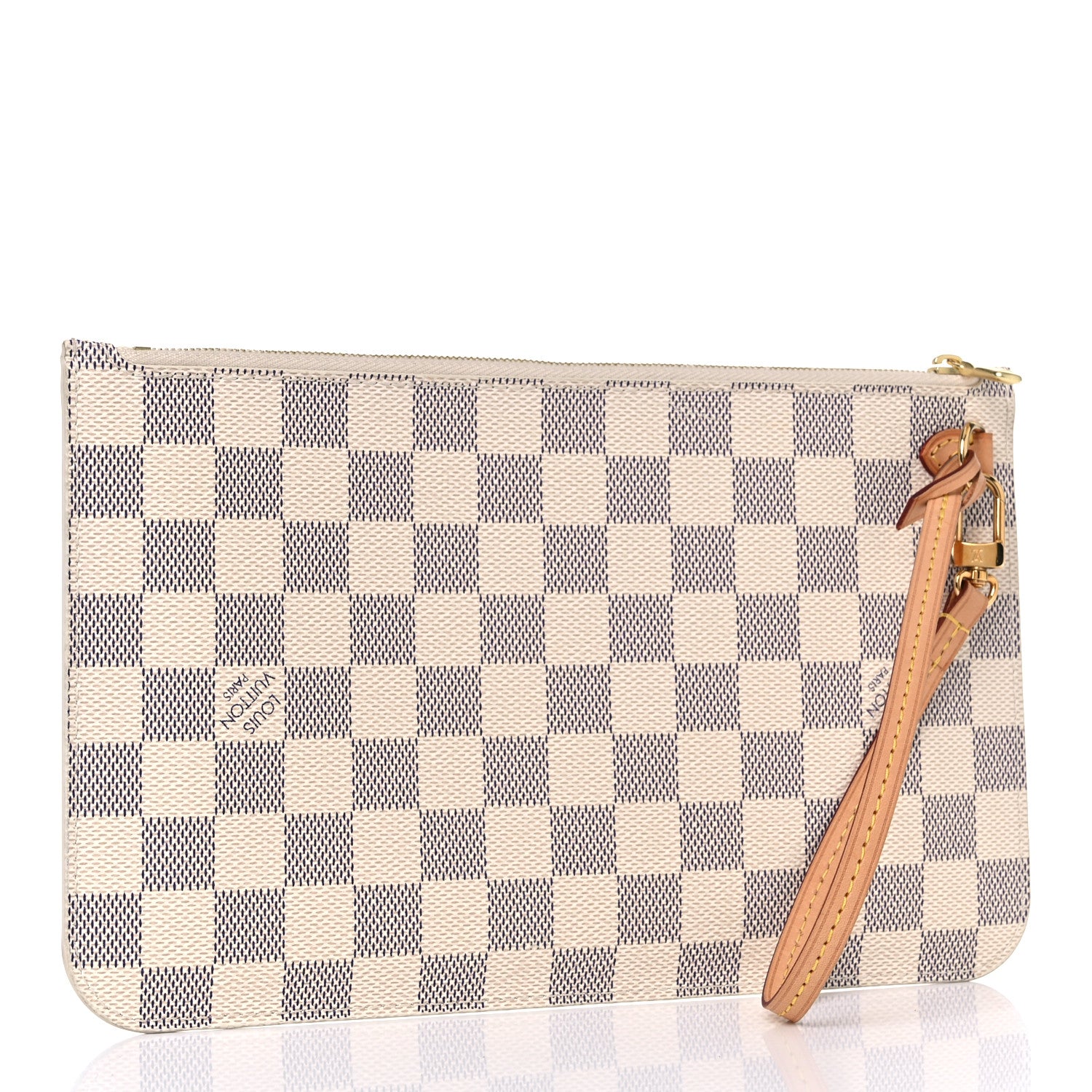 Louis Vuitton Damier Azur Neverfull MM GM Pochette 3 of 13
