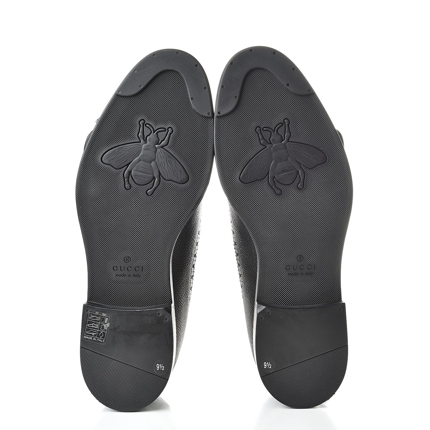 Pebbled Calfskin Dionysus Web Mens Martins Shoes 9.5 Black