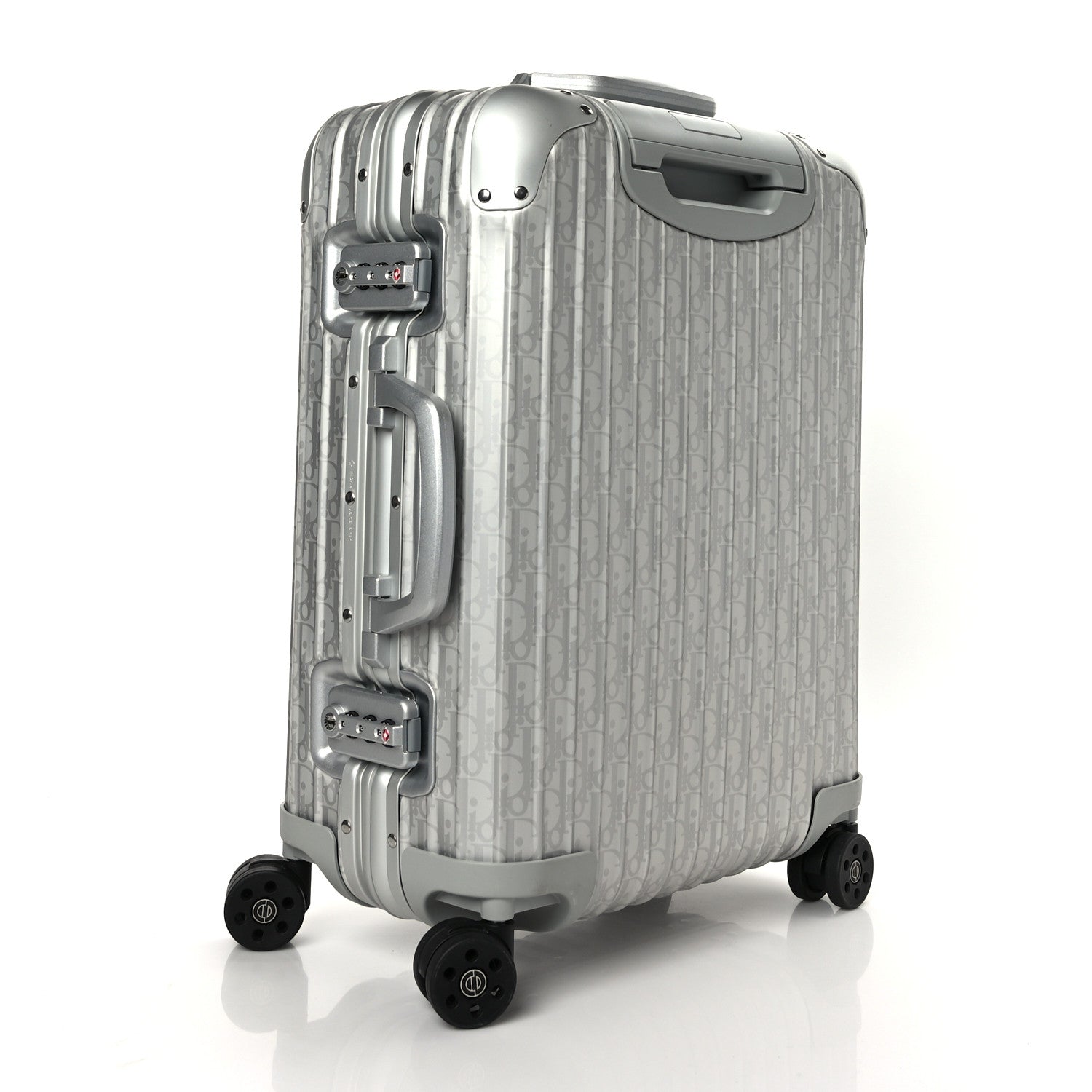 Christian Dior X RIMOWA Aluminum Gradient Cabin Luggage Silver 2 of 8