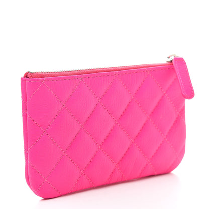 Chanel Goatskin Quilted Small Reissue Cosmetic Case Pink 3 of 8